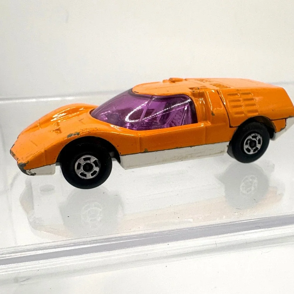 1971 Matchbox Superfast Mazda RX 500 No 66 Orange Diecast Car Lesney England